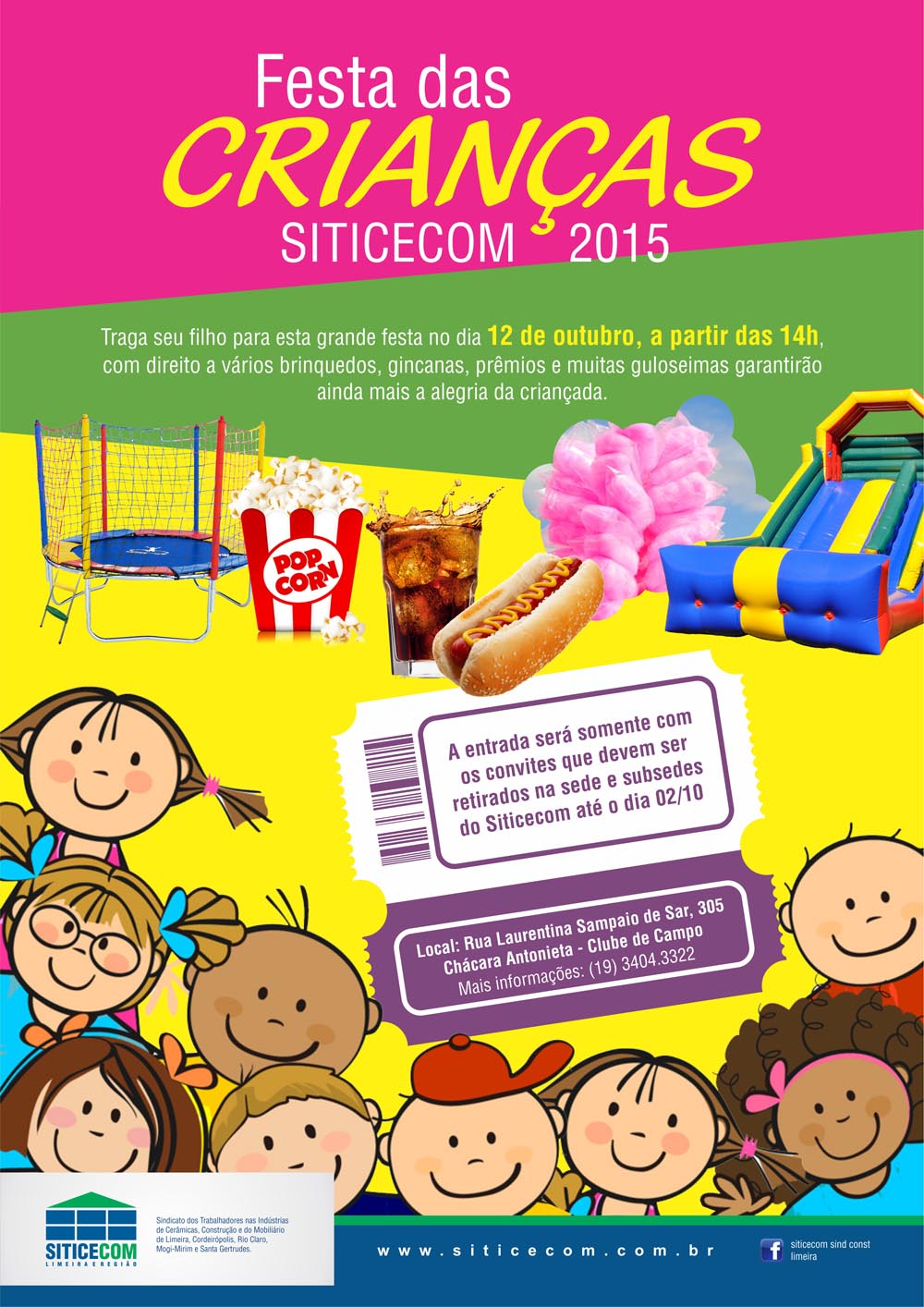 Festa das Crianças Siticecom 2015